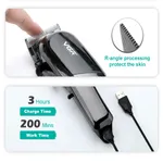  VGR V-118 Barber Hair Clipper and Beard Trimmer Salon Series for Men – Thumbnail 3