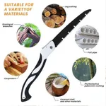 Portable Folding Hand Saw Sk5 Woodworking fast folding Alloy Hacksaw Kitchen Knife – Thumbnail 3