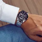 Casio EFV-570D-1AVUDF Edifice Stainless Steel Water Resistant Chronograph Analogue Men's Watch – Dial Color: Black, Strap Color: Silver – Thumbnail 8