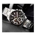 Casio EFV-570D-1AVUDF Edifice Stainless Steel Water Resistant Chronograph Analogue Men's Watch – Dial Color: Black, Strap Color: Silver – Thumbnail 5