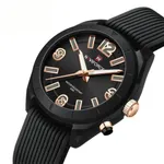 NAVIFORCE NF7103 Sports Waterproof Led Women's Watch  – Dial Color: Black, Strap Color: Black – Thumbnail 2