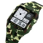 Skmei 2347 Luxury Personalised Digital Men's Watch – Dial Color: Green, Strap Color: Green  – Thumbnail 2
