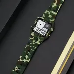 Skmei 2347 Luxury Personalised Digital Men's Watch – Dial Color: Green, Strap Color: Green  – Thumbnail 3