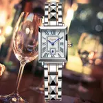 LIGE 6695 Analog Premium Gold Edition Stainless Steel Women's Fashion Watch – Dial Color: Blue, Strap Color: Rose – Thumbnail 2