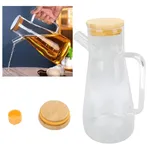 650ML High Borosilicate Glass Oil Bottle with Bamboo Lid – Thumbnail 3