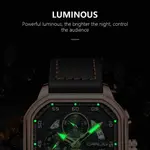 CRRJU 2287 Fusion Of Minimalist Style & Timeless Elegance Steel Analog Quartz Men Watch – Dial Color: Rose Gold, Strap Color: Black – Thumbnail 3