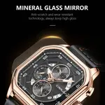 CRRJU 2287 Fusion Of Minimalist Style & Timeless Elegance Steel Analog Quartz Men Watch – Dial Color: Rose Gold, Strap Color: Black – Thumbnail 4