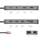 WiWU CB011 Transparent 11 IN 1 USB-C Hub – Thumbnail 3