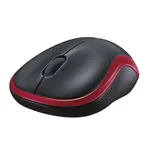 Logitech M185 Compact Optical Wireless Mouse – Color: Red – Thumbnail 3