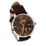 SKMEI 9083 Analog PU Leather Strap Quartz Men's Watch – Dial Color: Brown, Strap Color:  Brown  – Thumbnail 3