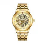 Naviforce NFS1002 Automatic Mechanical Stainless Steel Men's Watch – Dial Color: Gold, Strap Color: Gold  – Thumbnail 1
