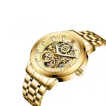 Naviforce NFS1002 Automatic Mechanical Stainless Steel Men's Watch – Dial Color: Gold, Strap Color: Gold  – Thumbnail 2
