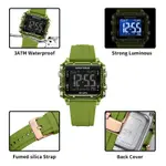 NAVIFORCE NF7101 Casual Sports Electronic Women's Watch  – Dial Color: Green, Strap Color: Green  – Thumbnail 6