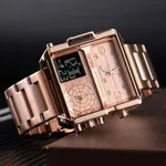 SKMEI 1584 Quartz Digital Luxury Business Wrist Men's Watch – Dial Color: Rose, Strap Color: Rose – Thumbnail 3