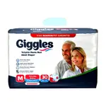 Giggles Soft and Cotton-Like Layer Adult Diaper Jumbo Belt – Size: M, Quantity: 30 pcs – Thumbnail 2
