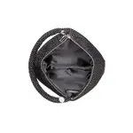 International Concepts Magnetic Snap & Zip Closures Clutche Bag – Color: Black – Thumbnail 2