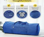 Vorspack 20 Inches Foldable & Lightweight Gym Bag for Men – Color: Blue – Thumbnail 2