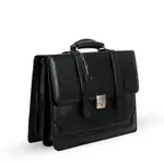 Mens Messenger Bag 15.6 Inch Waterproof Leather Office Work Bag – Color: Black – Thumbnail 2