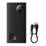 Baseus Adaman2 Series Mini 10000mAh 30W Portable Charger Power Bank – Color: Black – Thumbnail 1