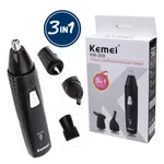 Kemei KM-309 3-In-1 Rechargeable Electric Nose Hair Trimmer – Thumbnail 2