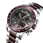 Naviforce NF9171 Fashion Stainless Steel Quartz Men's Watch  – Dial Color: Rose, Strap Color: Rose – Thumbnail 2