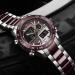 Naviforce NF9171 Fashion Stainless Steel Quartz Men's Watch  – Dial Color: Rose, Strap Color: Rose – Thumbnail 3