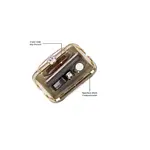 Faux Leather Lavie Women Sleek Wink Frame Clutche – Color: Brown – Thumbnail 4