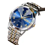 Poedagar 810 Adults Stainless Steel Men's Watch – Dial Color: Blue, Strap Color: Silver – Thumbnail 2