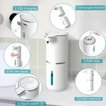 Electric Automatic Touchless Liquid Foam Soap Dispenser 350ml – Color: White – Thumbnail 3