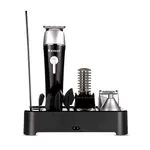Kemei KM-1015 10 in 1 Electric Rechargeable Waterproof Hair Trimmer – Color: Black – Thumbnail 4