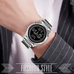 SKMEI 1611 Stainless Steel Luxury Analog Men's Watch – Dial Color: Black, Strap Color: Rose – Thumbnail 2