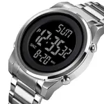 SKMEI 1611 Stainless Steel Luxury Analog Men's Watch – Dial Color: Black, Strap Color: Rose – Thumbnail 3