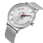 Naviforce NF3007 Luxury Stainless Steel Sports Men's Watch – Dial Color: Silver, Strap Color: Silver – Thumbnail 2