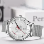 Naviforce NF3007 Luxury Stainless Steel Sports Men's Watch – Dial Color: Silver, Strap Color: Silver – Thumbnail 4