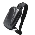 BANGE BG7353 Sling Ergonomic Cross body Bag Unisex – Color: Black – Thumbnail 2