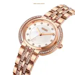 Skmei 1979 Analog Quartz Luxury Stainless Steel Strap Special Women Wrist Watches – Dial Color: Brown, Strap Color:  Brown  – Thumbnail 2