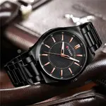 Curren 8407 High Quality Stainless Steel Waterproof Men's Watch – Dial Color: Black, Strap Color: Black – Thumbnail 4