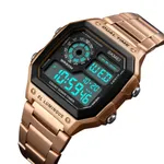 SKMEI 1335 Original Digital Men's Wrist Watch – Dial Color: Black, Strap Color: Rose – Thumbnail 2