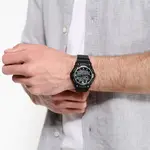CASIO AEQ-200W-1A2VDF Resin Body Multifunctional Backlit Analog-Digital Men's Wristwatch – Dial Color: White, Strap Color: Black – Thumbnail 5