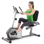 Marcy NS-1201R Adjustable Seat and 8 Resistance Levels, 300 Pound Capacity  Recumbent Exercise Bike  – Thumbnail 1