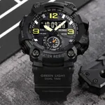 Skmei 1637 Digital Dual Movement 3 Time Waterproof Sports Men's Watch – Dial Color: Black, Strap Color: Black – Thumbnail 3
