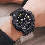 Skmei 1637 Digital Dual Movement 3 Time Waterproof Sports Men's Watch – Dial Color: Black, Strap Color: Black – Thumbnail 4