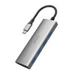 WiWU Alpha A440 4-in-1 USB Type-C Hub Gray – Thumbnail 1
