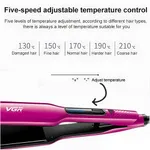 VGR V-506 Professional Care Essential Hair Straightener for Women – Color: Pink – Thumbnail 2