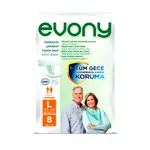 Evony Breathable and Comfortable Adult Diaper Belt – Size: L, Quantity: 8 pcs – Thumbnail 1