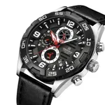 Naviforce NF8043 Elegance Stainless Steel Men's Watch – Dial Color: Silver, Strap Color: Black – Thumbnail 2
