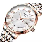  Nibosi 2527 Classic Stainless Steel Analog Fashion Men's Watch – Dial Color: Brown, Strap Color:  Brown  – Thumbnail 2