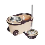 360-Degree Floor Cleaning Spin with Wheels & Mop Bucket Set Mop  – Thumbnail 2