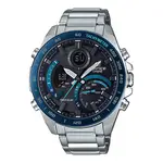Casio ECB-900DB-1ADR Edifice Bluetooth Stainless Steel Tough Solar Men’s Watch – Dial Color: Blue, Strap Color: Silver – Thumbnail 1