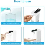 400Ml Capacity Automatic Infrared Hand Liquid Soap Dispenser Rechargeable – Thumbnail 6